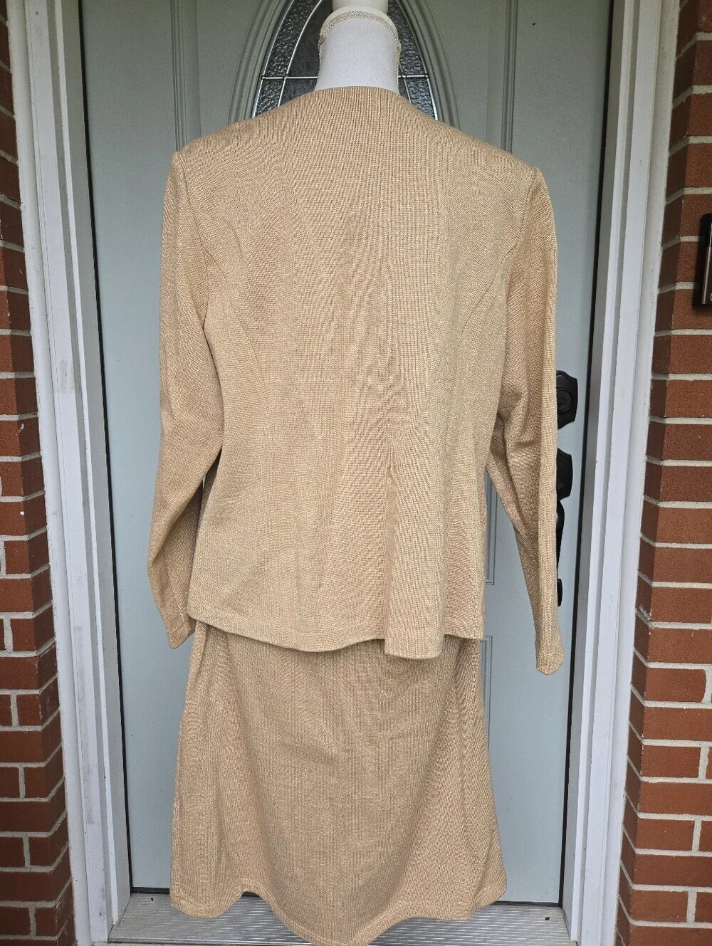 DonnaVinci Knit Skirt Set Church Suit